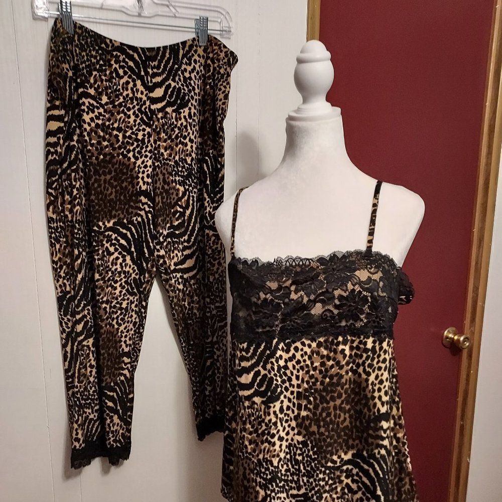 George 12-14 leopard print  VGC